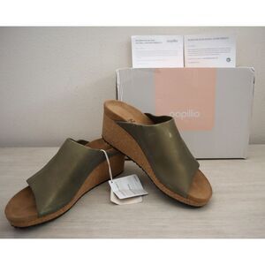 Papillio x Birkenstock Women Sz 11N Metallic Stone Gold Namica Mule Sandals